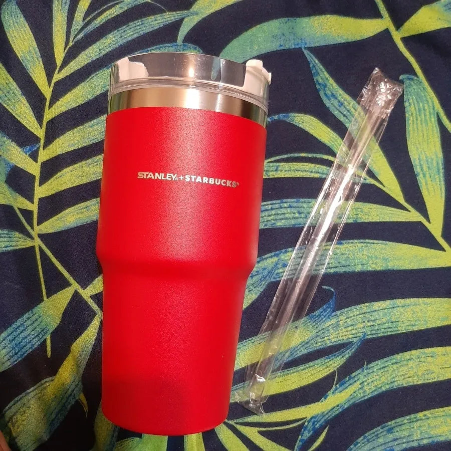 Stanley + Starbucks Tumbler with Lid and Straw, 20oz - imane Habibi