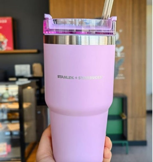 Stanley + Starbucks Tumbler with Lid and Straw, 20oz - imane Habibi