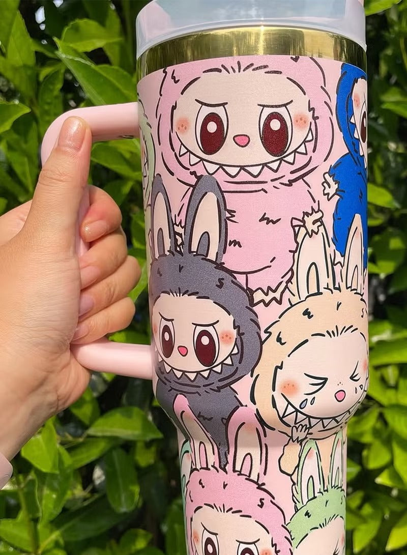 Stanley Adventure Quencher H2.0 FlowState Tumbler 40oz - Limited Edition (Labubu, Stitch, Hello Kitty) | Insulated Stainless Steel Cup | Eco-Friendly Water Bottle | UAE Free Shipping - imane Habibi