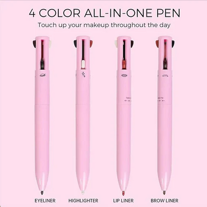 4-in-1 Makeup Pencil - Versatile Brow, Eye, Lip, and Highlighter Pen