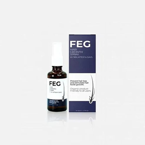 FEG Hair Growth Spray - Natural Hair Restoration for Thicker, Stronger Hair