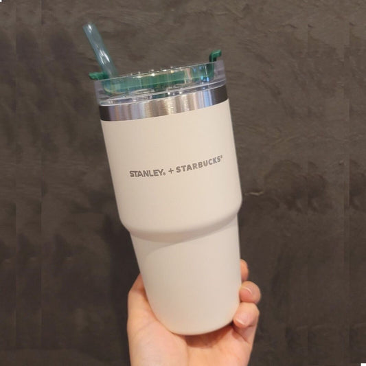 Stanley + Starbucks Tumbler with Lid and Straw, 20oz