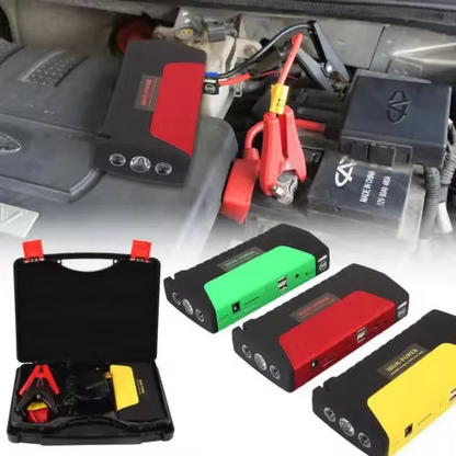 50800mAh Car Jump Starter with Air Compressor - 600A Emergency Battery Booster Charger