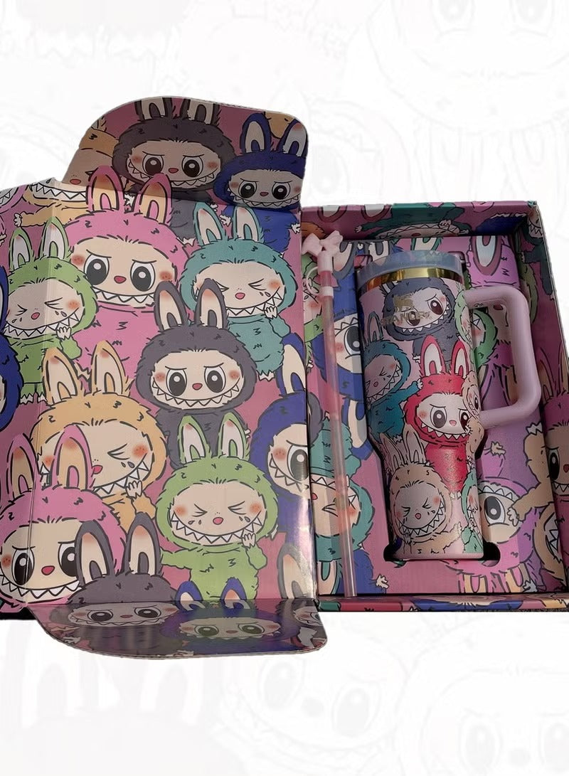 Stanley Adventure Quencher H2.0 FlowState Tumbler 40oz - Limited Edition (Labubu, Stitch, Hello Kitty) | Insulated Stainless Steel Cup | Eco-Friendly Water Bottle | UAE Free Shipping - imane Habibi
