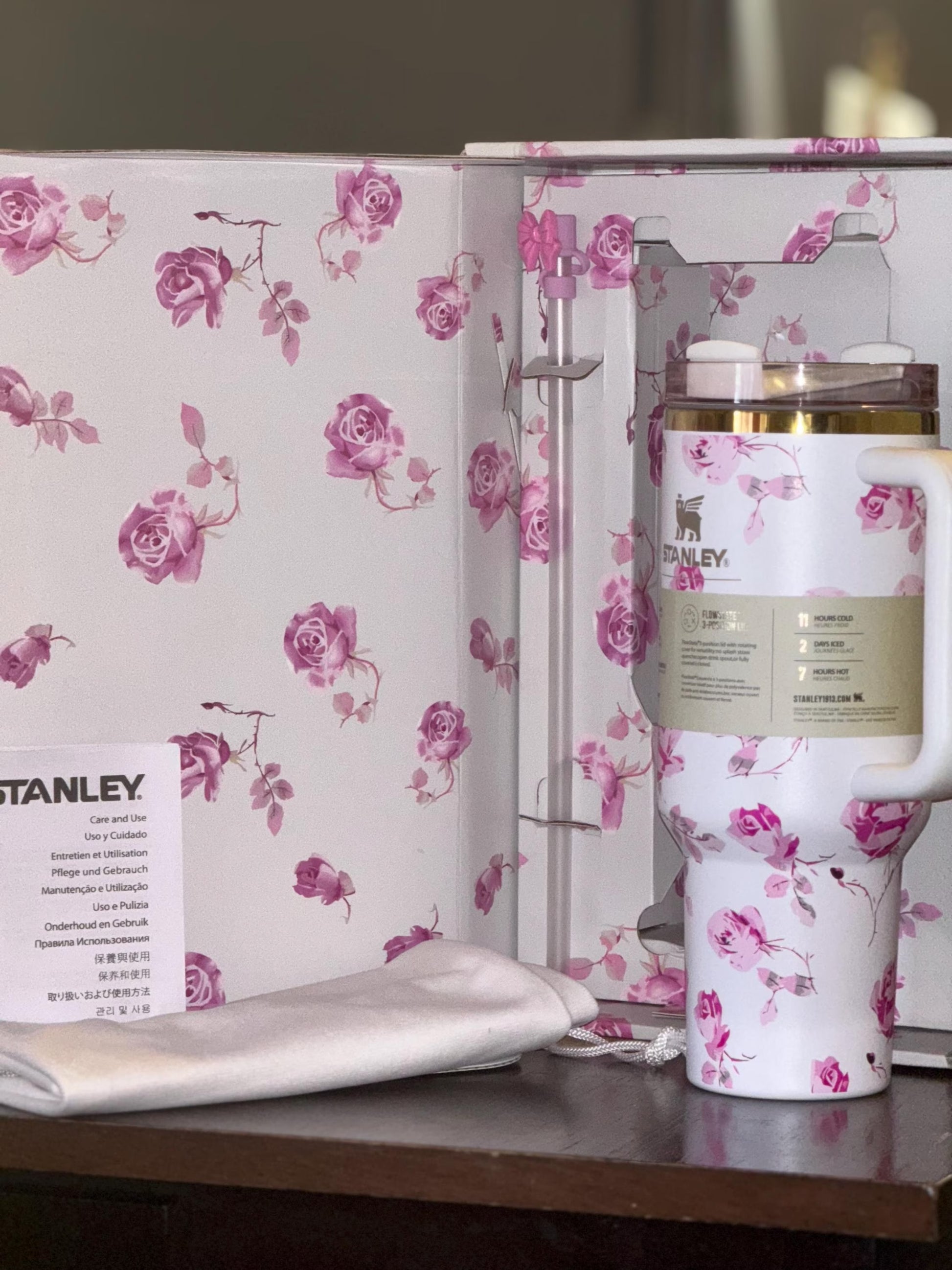 Stanley Adventure Quencher H2.0 FlowState Tumbler 40oz - Limited Edition (Labubu, Stitch, Hello Kitty) | Insulated Stainless Steel Cup | Eco-Friendly Water Bottle | UAE Free Shipping - imane Habibi